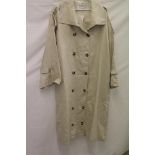 Lis Bonne The Lyocell Trench Coat, Cream, Size M