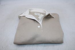 Abercrombie & Fitch Short Cut Sweat Shirt, Beige/Cream, Size M