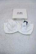 Prima Donna Satin Underwired Bra, Natural, Size 36G. Box damaged
