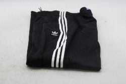Adidas Originals 3 Stripe Wide Leg Bottoms, Black, Size M