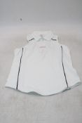 Wilson Women's Tour Short Sleeve Polo, White, Size XS