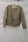 Urban Code London Faux Suede Reversible Blouson, Rice, Size S