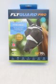 Two Fly Guard Pro Series Fine Mesh Full Face Protection & Airstream Ears to include 1x Full, Teal, 1
