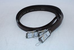 Three Monti London Leather Belts to include 2x 38