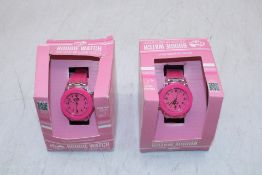 Twenty-three Tinc Boogie Light-Up Disco Watches, Pink. Boxes Damaged