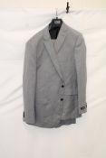 Cavalli Class Fitted Notch Lapel Suit, Grey, Size 56