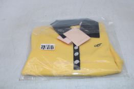Nana Jacqueline Hazel Polo Top, Yellow/Black, Size L