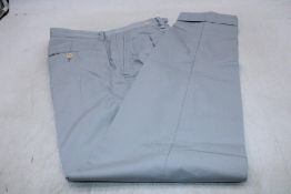 Gutteridge Dal Cotton Twill Chino Trousers, Light Blue, Size 46