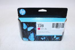 HP 728 Design Jet Ink Cartridge, 130ml, Magenta