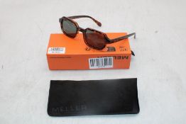 Meller Jamil Sunglasses, Frames Tigris Olive/Lenses Green
