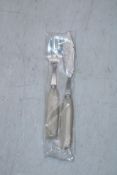 Four Sabre Paris Nature Fish Knife and Fork Sets, Faux Horn. OVER 18's ONLY