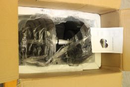 Braingain Adjustable Dumbbells, Black, 40kg, Collection Only