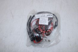 Plantronics Blackwire 3210 USB Wired Headsets, Black/Red