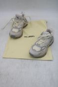 Axel Arigato Sphere Runner Sneakers, Light Beige/Cream, UK 2.5, No Box, Slight Marks to Soles