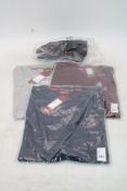 Four Merc Keyport T-Shirts to include 1x Navy, 1x Black, 1x Grey, 1x Burgundy, Size S