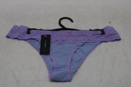 Six Natori Bliss Perfection V-Kini, Bluebell/Violett, One Size
