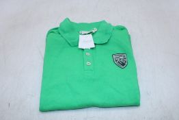 Bonpoint Elian Polo Shirt, Green, Size 10A