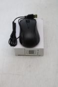 Ten OEM Scroller USB Optical Wired Mouse, Black