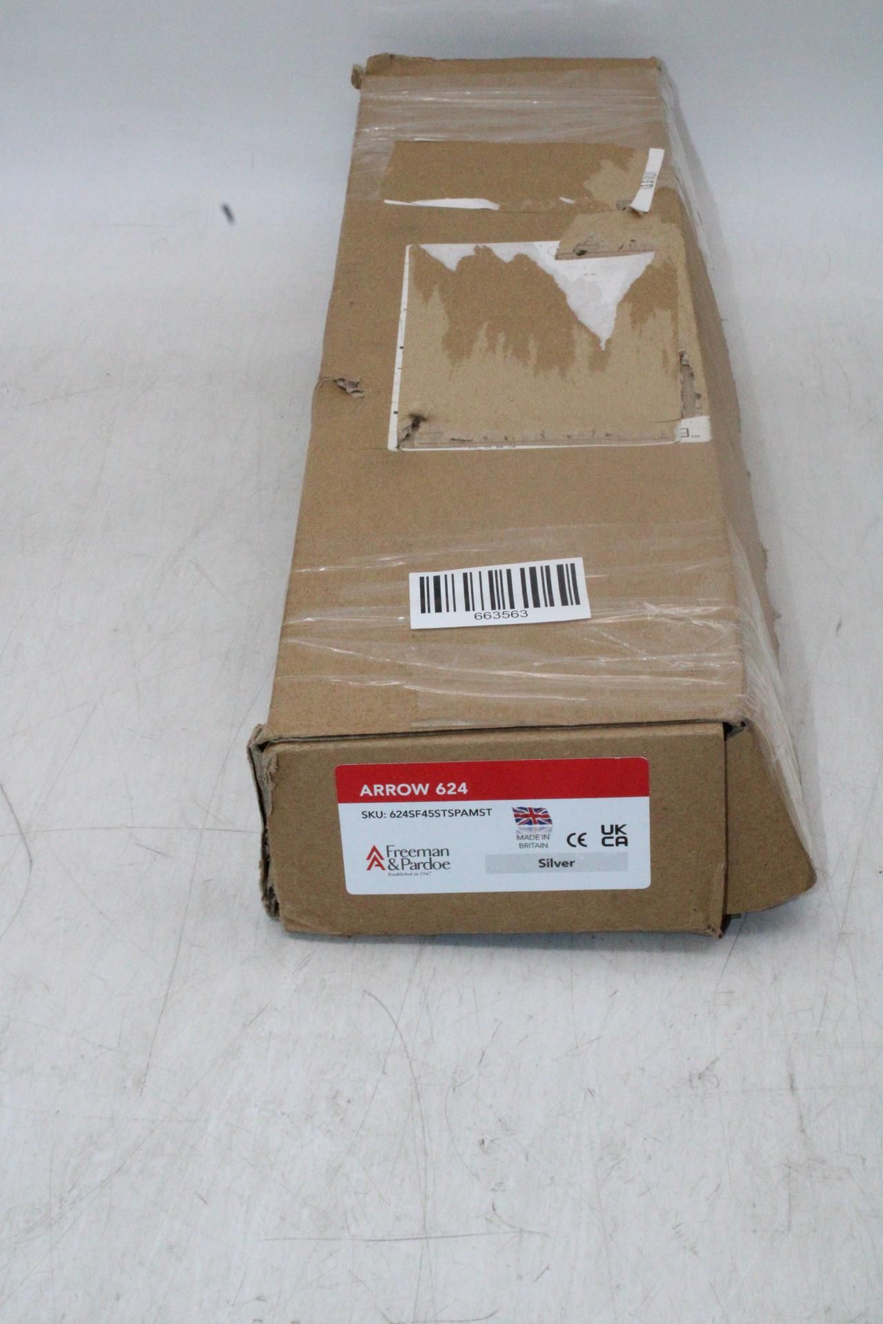 Freeman & Pardoe Arrow 624 Electromagnetic Hold Open/Swing Free Door Closer, Silver, 624SF455TSPAMST