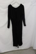 Blanche Kawa Wrap Dress, Black, Size 36