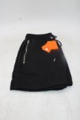 Two pairs Youngla Fleece Shorts with Zip Pockets, One Black, One Brown, Size XL