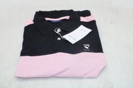 Eden Park Polo Shirt, Pink/Black, Size M