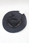 Yagya Style Monogram Hat, Black, One Size