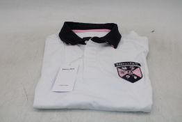Eden Park Polo Shirt, White/Pink, Size M