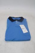 Eden Park Polo Shirt, Playa Blue, Size M