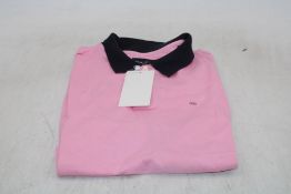 Eden Park Polo Shirt, Pink/Black, Size M