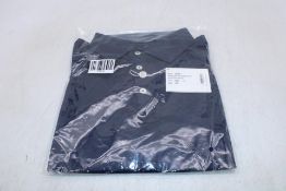 Alan Paine Rockbourne Performance Polo Shirt, Navy, Size 4