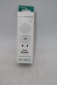 Four Vivanco Fast Chargers, White
