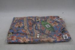 Farm Rio Super Bloom Tapestry Midi Dress, Blue/Multi, Size M