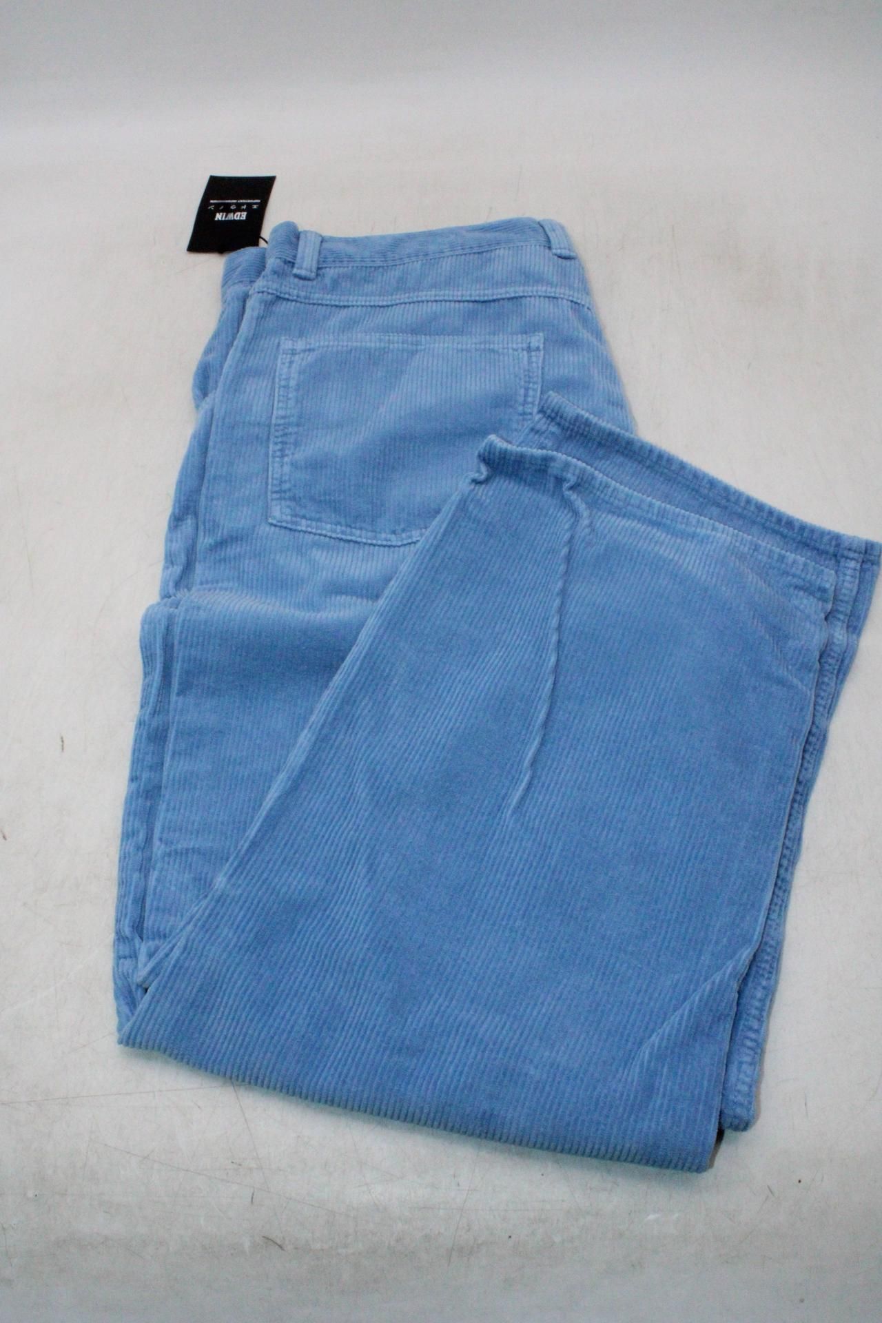 Edwin Sly Pants, Parisian Blue, Size W34/L28