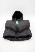 United Colors of Benetton Winter Jacket, Black, 6-7 Years