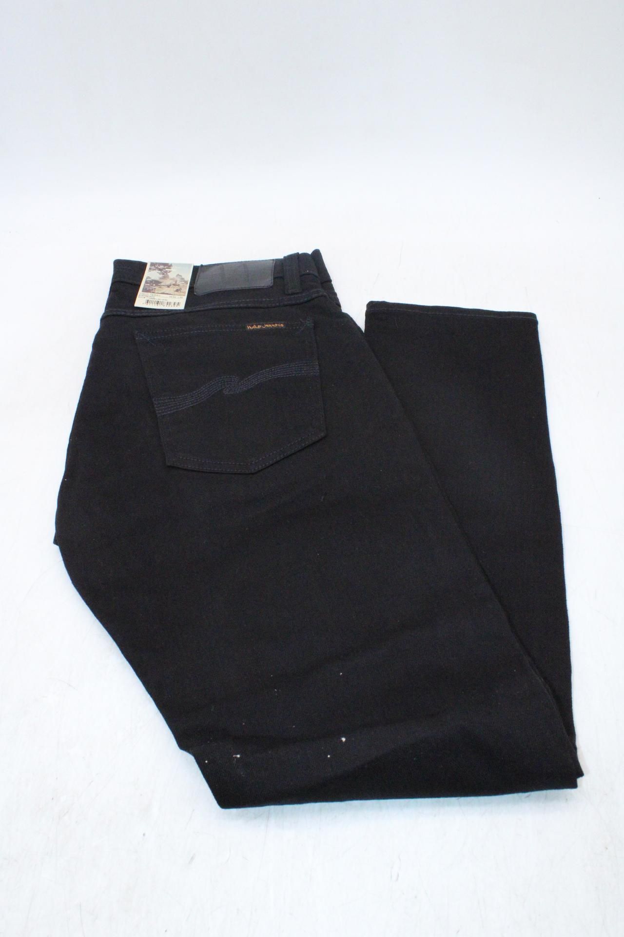 Nudie Jeans Co, Tight Terry, Everblack, 33/30''
