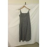 Abercrombie & Fitch Checkered Midi Dress, Black/White, Size XL