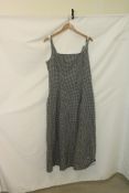 Abercrombie & Fitch Checkered Midi Dress, Black/White, Size XL