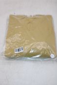 Milana Essential Cropped V-Neck Sweatshirt, Mustard, Size XS
