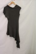 Belle Dress, Dark Grey, Size XS