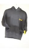 Drew Scribble Hoodie, Faded Black, Size XXS