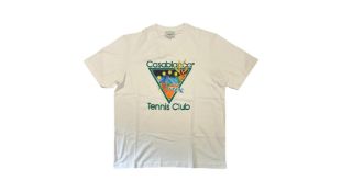 Casablanca Tennis Club Icon T-Shirt, White, Size XXL
