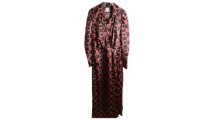 Misa Women's Long Sleeve Maxi Dress, Multi Coloured, Size S