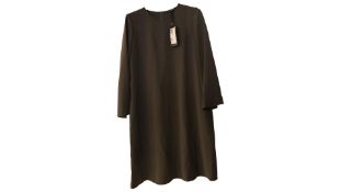 Luisa Cerano Mini Dress, Dark Grey, UK 10