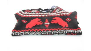 Polo Ralph Lauren Polar Bear Pullover, Black Combo, Size L