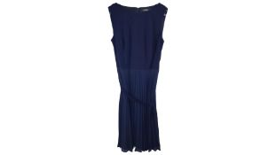 Ralph Lauren Women's Florin Sleeveless Midi Dress, Navy, UK 12