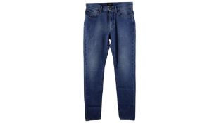 Dunhill Men's Alfred Jeans, Blue, Size 30L