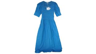 Ganni Midi Dress, Blue, Size 36