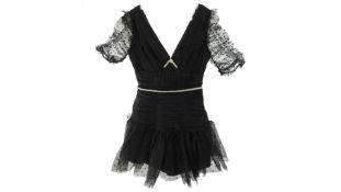 Self-Portrait Dot Mesh Mini Dress Size UK 6