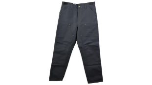 Carhartt Relaxed Fit Double Knee Trousers, Blue, W32 L32